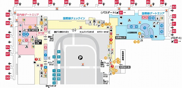 関西空港第二ターミナル地図